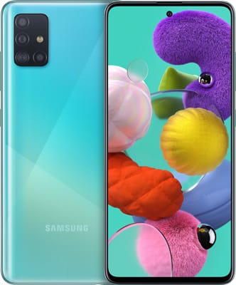 samsung galaxy A51 голубой
