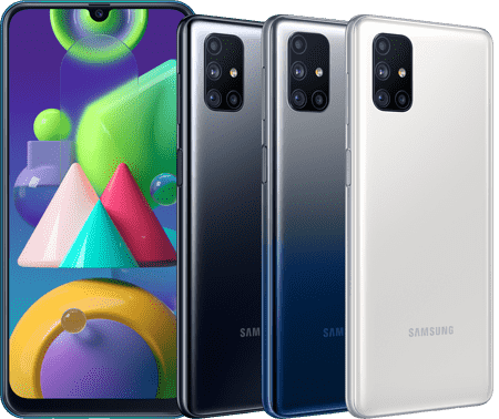samsung galaxy m21, m31, m51